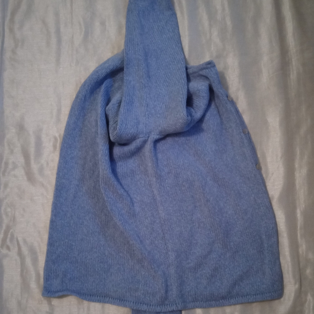 L.L. Bean Women's Light Blue Knit Cardigan SizeL - Picture 7 of 7